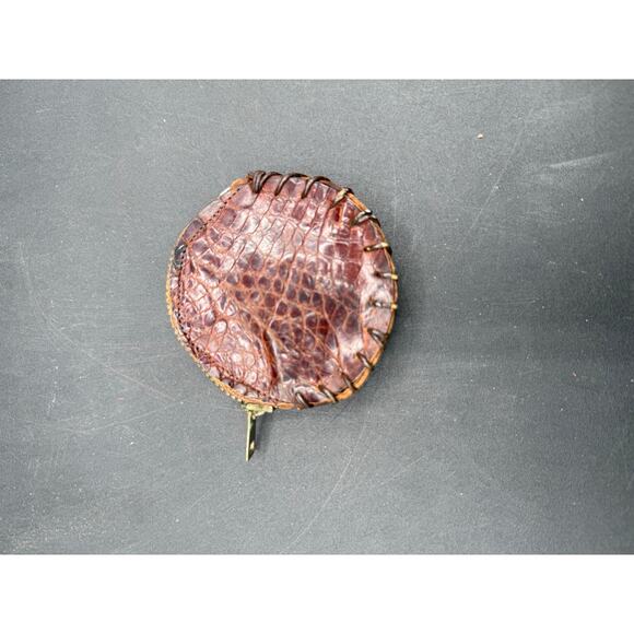 Vintage Alligator Brown Coin Purse - good condition - Picture 5 of 7